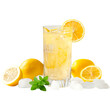 © PJang - Ice lemonade with lemon mint leaves.