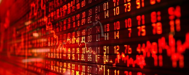 Aufkleber - Stock Market Ticker
