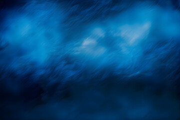 Poster - dark blue gradient abstract blur background