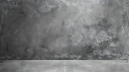 Aufkleber - empty gray interior with concrete wall plaster background : Generative AI