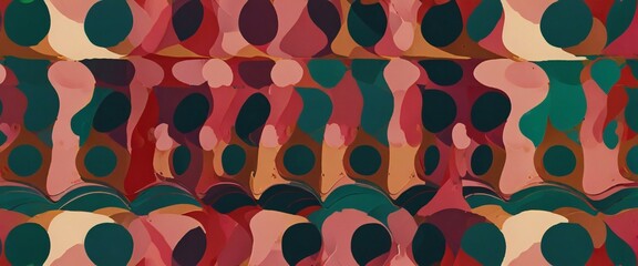 Wall Mural - pattern with shapes