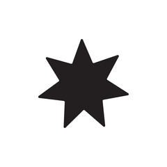 Poster - various type of black star icon. star icon flat style and favorite icon. vector illustration isolate