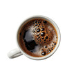 © khajar - A Cup of black coffee isolated on a transparent background for web, banner, wallpaper