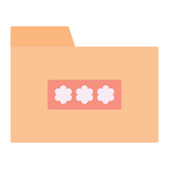 Canvas Print - folder icon 