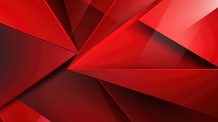 Wall Mural - modern stylish geometric red background vector