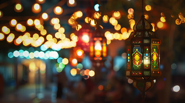 Eid ul Fitr celebration EidiBlurred background