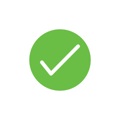 Poster - Check mark tick icon png file cut out and isolated on a transparent background, symbol illustration stock image