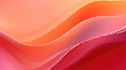 Wall Mural - pink and orange background with a wave and the words abstract background