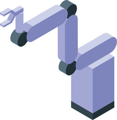 Poster - Robotic arm performing an industrial task, representing automation and advanced technology