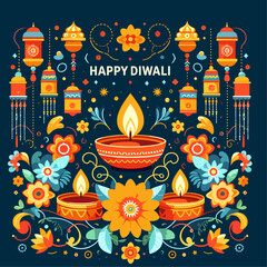 happy diwali celebration