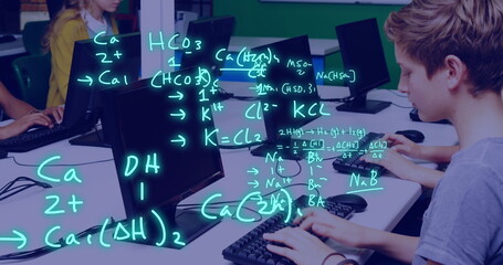 Poster - Image of equations and data processing over diverse students