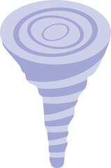 Sticker - Powerful whirlwind is forming a destructive tornado