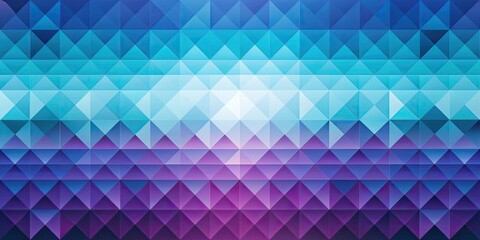 Canvas Print - Abstract geometric pattern background in shades of blue and purple, abstract, geometric, pattern, background, blue, purple, design