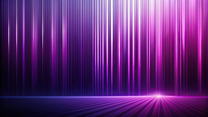 Sticker - Abstract futuristic background with purple stripes and gradient lines, futuristic, abstract, background, purple, stripes