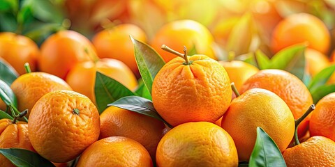 Sticker - Ripe sweet juicy oranges close up. Orange harvest, bright citrus fruit background, Oranges, fruit, ripe, sweet, juicy, citrus