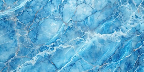 Wall Mural - Blue marble texture background perfect for elegant designs, blue, marble, texture, background, elegant, design, luxurious