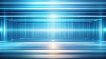 Wall Mural - Abstract futuristic background with light blue stripes and gradient lines , abstract, background, futuristic, light blue