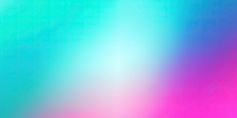 Poster - Holographic turquoise pink gradient neon background wallpaper, holographic, turquoise, pink, gradient, neon, background