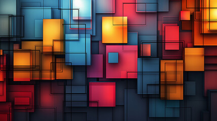 abstract background with squares