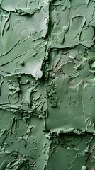 Poster - green clay background