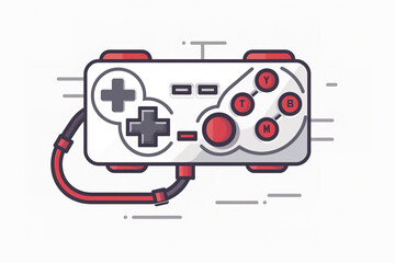 Wall Mural - ergonomic video game control icon