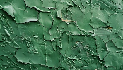 Poster - green clay background