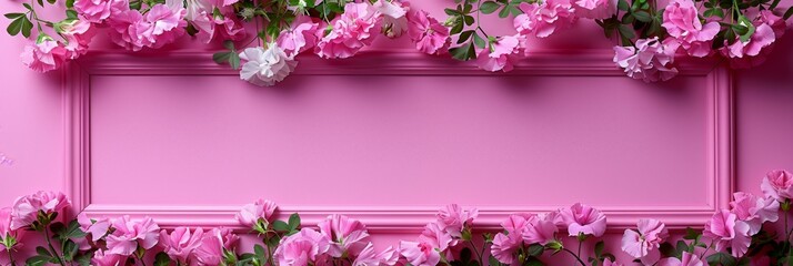 Pink Floral Backdrop for Events, Photoshoots or Weddings