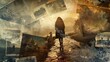 © indyntk - Photographic montage of a precious life journey, blending past memories and future aspirations