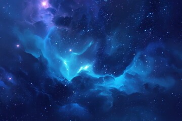 Wall Mural - incredible abstract background of a colorful space galaxy cloud nebula. starry night cosmos. univers