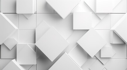 Poster - abstract background with squares