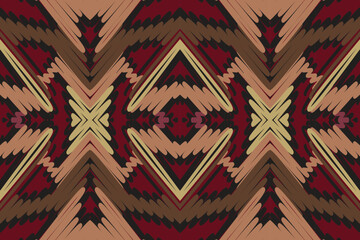 Geometric ethnic seamless pattern. Traditional tribal style. Design for background,texture,fabric,wallpaper,clothing,carpet,batik,embroidery