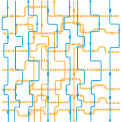 Poster - abstract background with lines