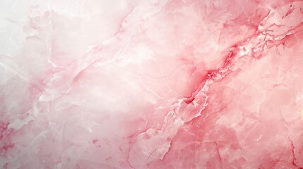 Wall Mural - A pink and white marble wall with a red line running through it