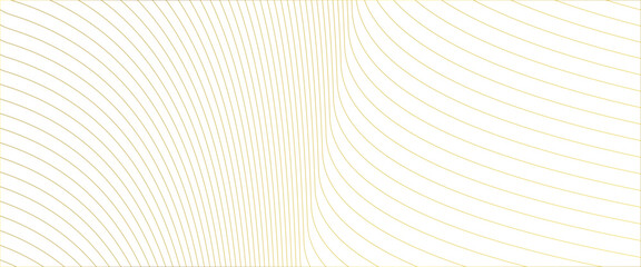 Poster - Vector wavy stripes of the pattern of gold lines, curved wave lines pattern on white background with diagonal wave striped lines pattern for backdrop and wallpaper template.	
