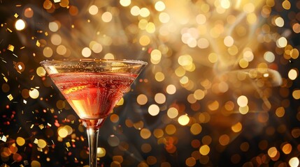 Canvas Print - Sparkling Celebration Cocktail