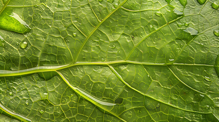Wall Mural - close up of leaf pattern