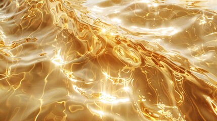 Wall Mural - abstract liquid gold background