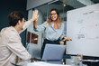 © Jacob Lund - Business colleagues celebrating success with a high five