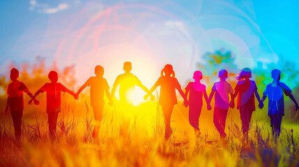 Wall Mural - Friendship day background' free Photos Images