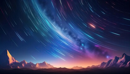 Galaxy background, space background, a starry night sky with a vast expanse of twinkling stars. 