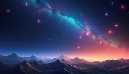 Galaxy background, space background, a starry night sky with a vast expanse of twinkling stars. 