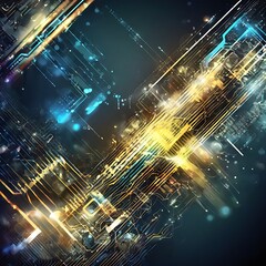 Poster - modern technology abstract background