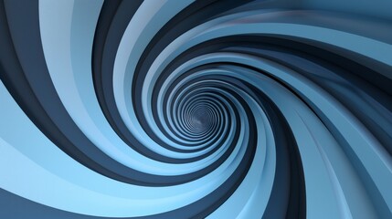 Canvas Print - A dynamic optical illusion with concentric stripes forming a 3D effect in an abstract background