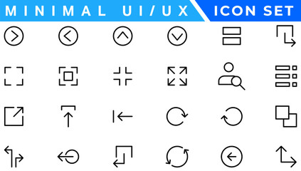 Poster - Minimalistic and simple looking glyph ui icons set for dark, light mode. Silhouette symbols for night, day themes. Solid pictograms. Vector isolated illustrations. Montserrat Bold, Light fonts used