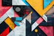 © racesy - Abstract Geometric Composition of Colorful Shapes
