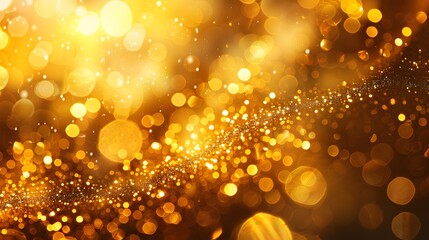 Gold texture background with yellow luxury shiny shine glitter sparkle of bright light reflection pattern golden surface. 