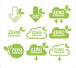 © YURII - Zero Emission. Carbon neutral. Zero greenhouse gas emissions objective. Vector