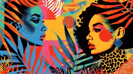 Poster - contemporary fashion often features bold, vibrant designs that push creative boundaries and moderniz