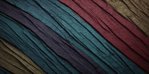 Aufkleber - A colorful striped background with a blue stripe