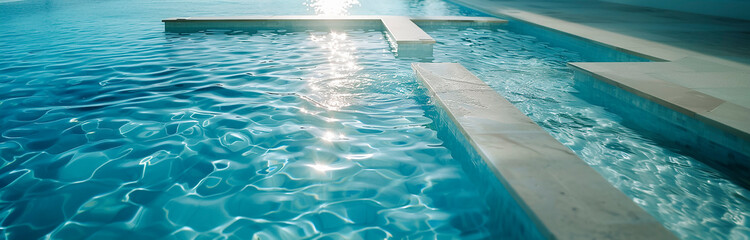 Wall Mural - water background. swimming pool and style life